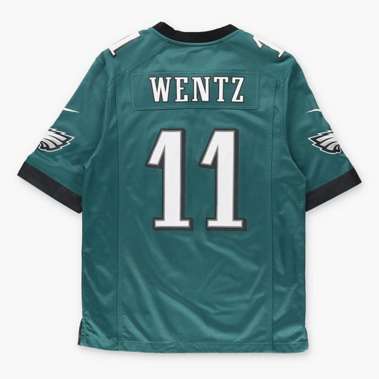 Vintage PHILADELPHIA EAGLES NFL 'On Field' Green & Black Football Jersey (XL)