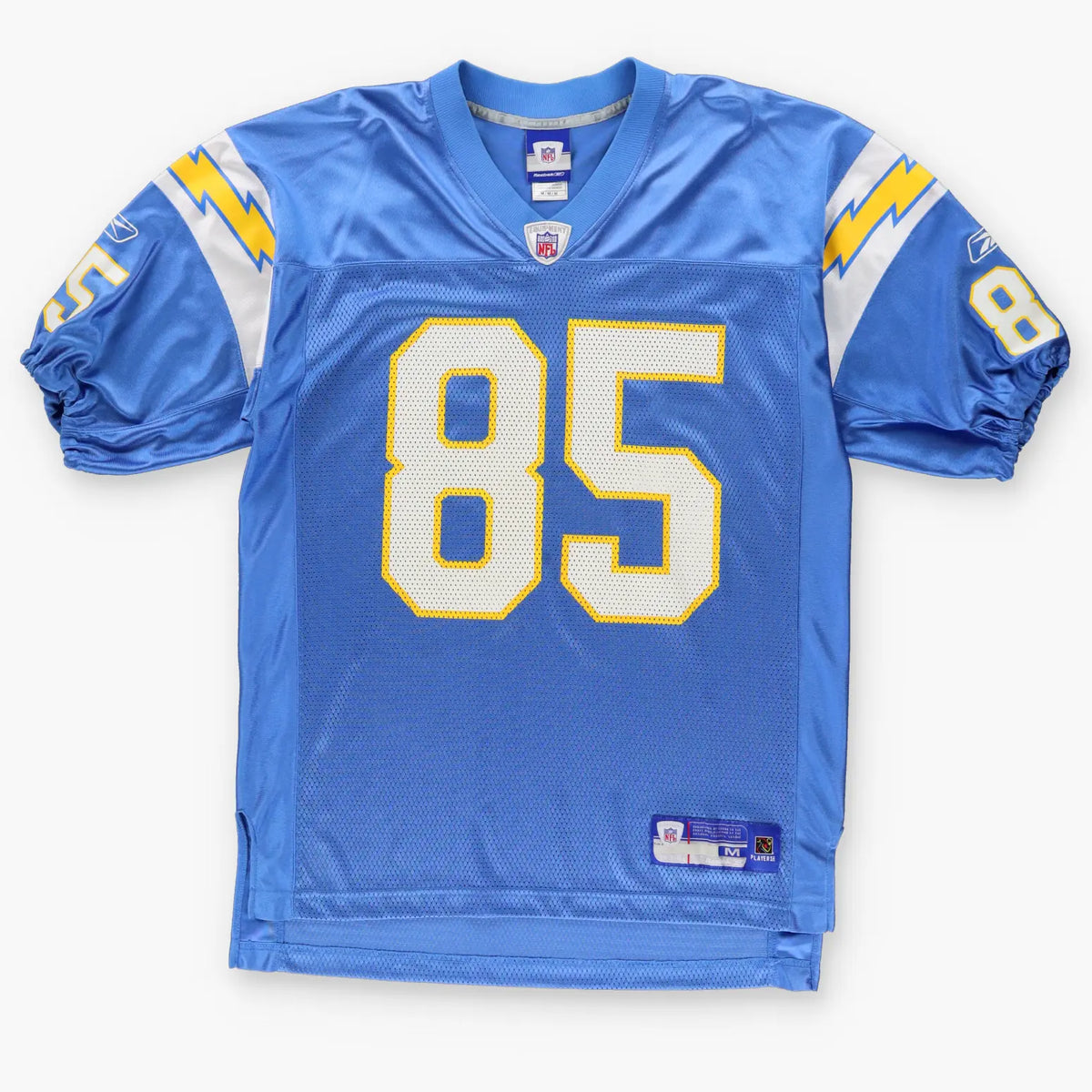 Vintage NFL San Diego Chargers Antonio Gates Blue Football Jersey (M)