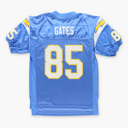 Vintage NFL San Diego Chargers Antonio Gates Blue Football Jersey (M)