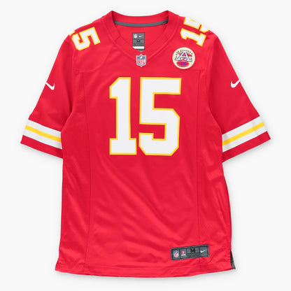 Vintage NFL Kansas City Chiefs Patrick Mahomes 'On Field' Red #15 Football Jersey (M)