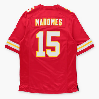 Vintage NFL Kansas City Chiefs Patrick Mahomes 'On Field' Red #15 Football Jersey (M)