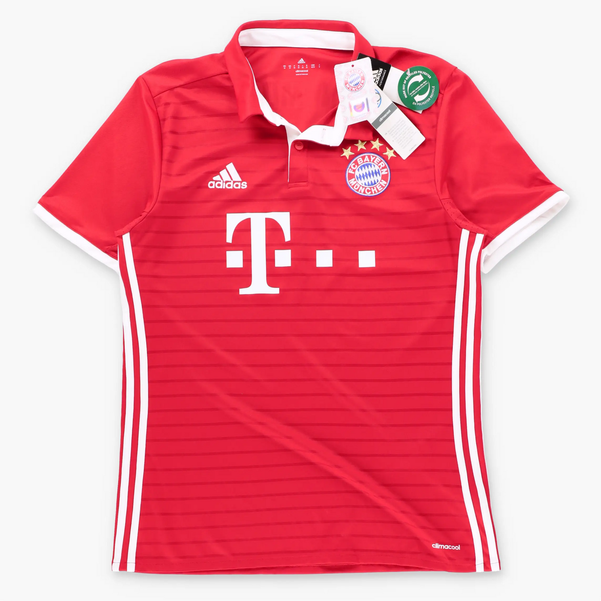 ADIDAS FC Bayern Munich 2016/2017 Home Jersey With Original Tags (M)