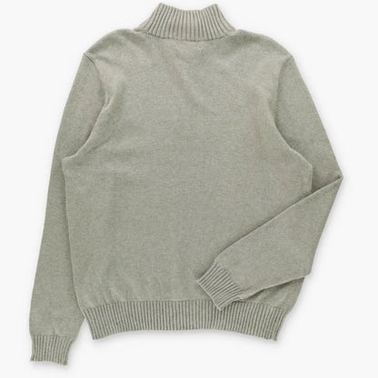 POLO RALPH LAUREN Embroidered Pony Logo 1/4 Zip Vintage Knit Sweater (L-XL)