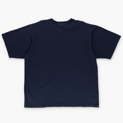 NIKE Embroidered Swoosh Navy & White Greece Made Tee (XL)