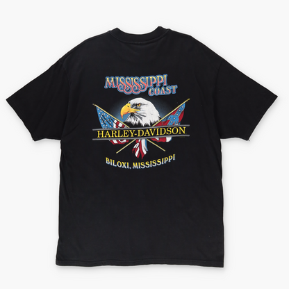 1997 HARLEY DAVIDSON 95th Anniversary Mississippi Motorcycle Tee (XL)