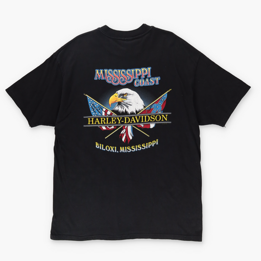 1997 HARLEY DAVIDSON 95th Anniversary Mississippi Motorcycle Tee (XL)