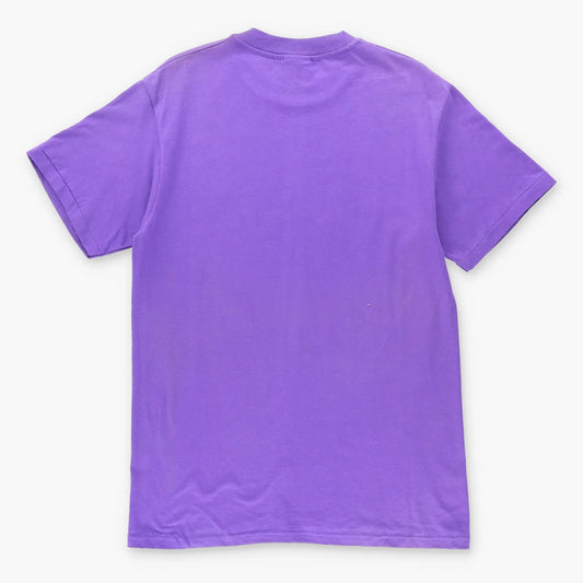 1966 Vintage OLYMPIC Torch Relay Purple & Gold Athletics T-Shirt (M)
