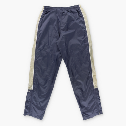 NIKE Embroidered Swoosh Logo Green & Navy Track Pants (S)