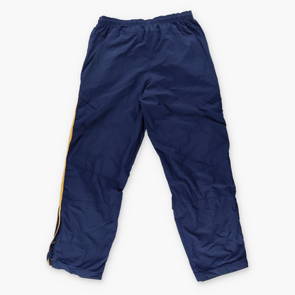NIKE Embroidered Swoosh Logo Navy & Yellow Track Pants (M)