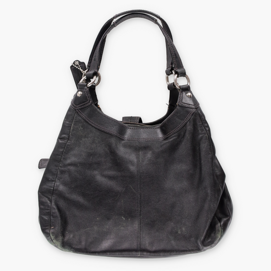 COACH F17092 Soho Madison Lynn Buckle Black Handbag