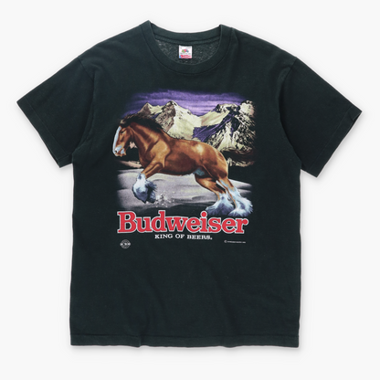1993 Vintage Budweiser Horse 'King of Beers' USA Made Tee (L)