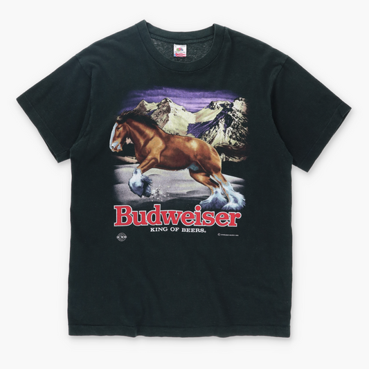 1993 Vintage Budweiser Horse 'King of Beers' USA Made Tee (L)