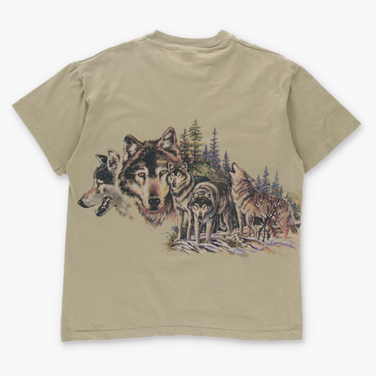 Wolf Pack Game Park Safari Oregon Animal & Nature Tee (L)