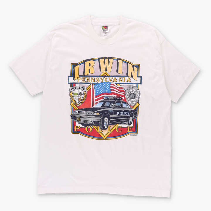 1996 Vintage Irwin Pennsylvania Police 50/50 USA Made Tee (XL)
