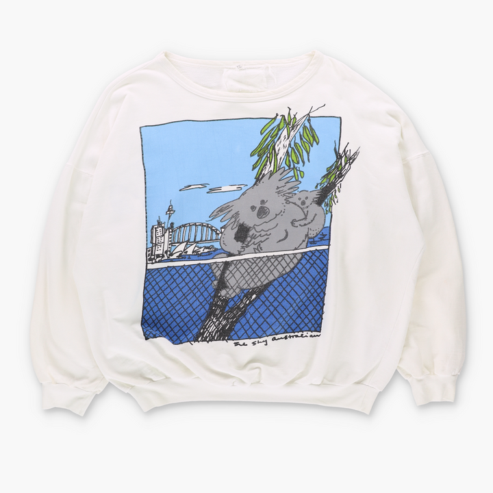 Sydney Harbour Koala 'The Shy Australian' Animal Sweatshirt (L-XL)