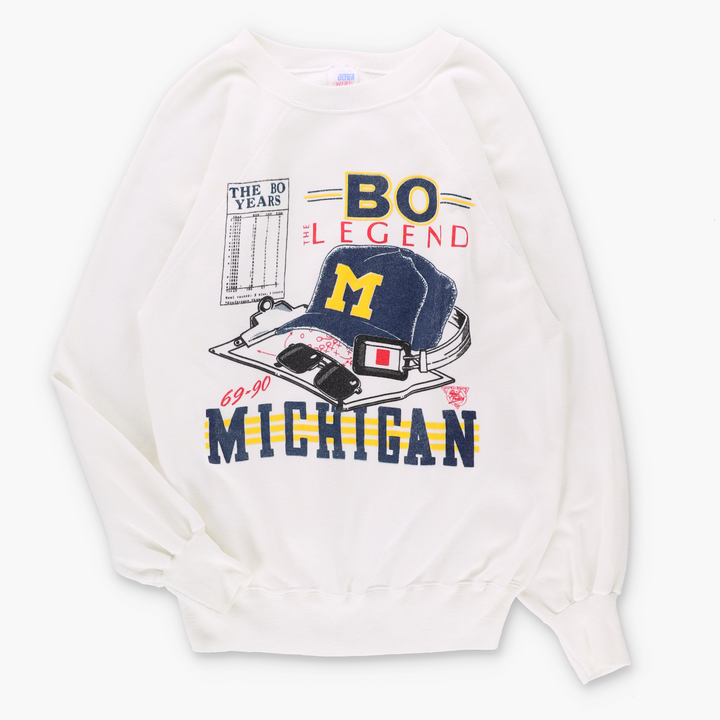 MICHIGAN STATE Bo Legends Puff Print College Football Sweatshirt (M)