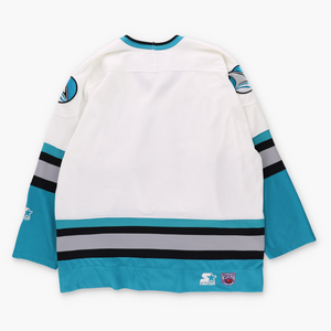 NHL San Jose Sharks Hockey Embroidered Jersey (XL-XXL)
