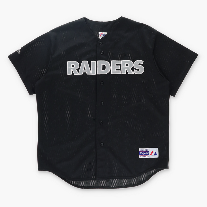MAJESTIC Las Vegas Raiders Button Up Jersey (XL)