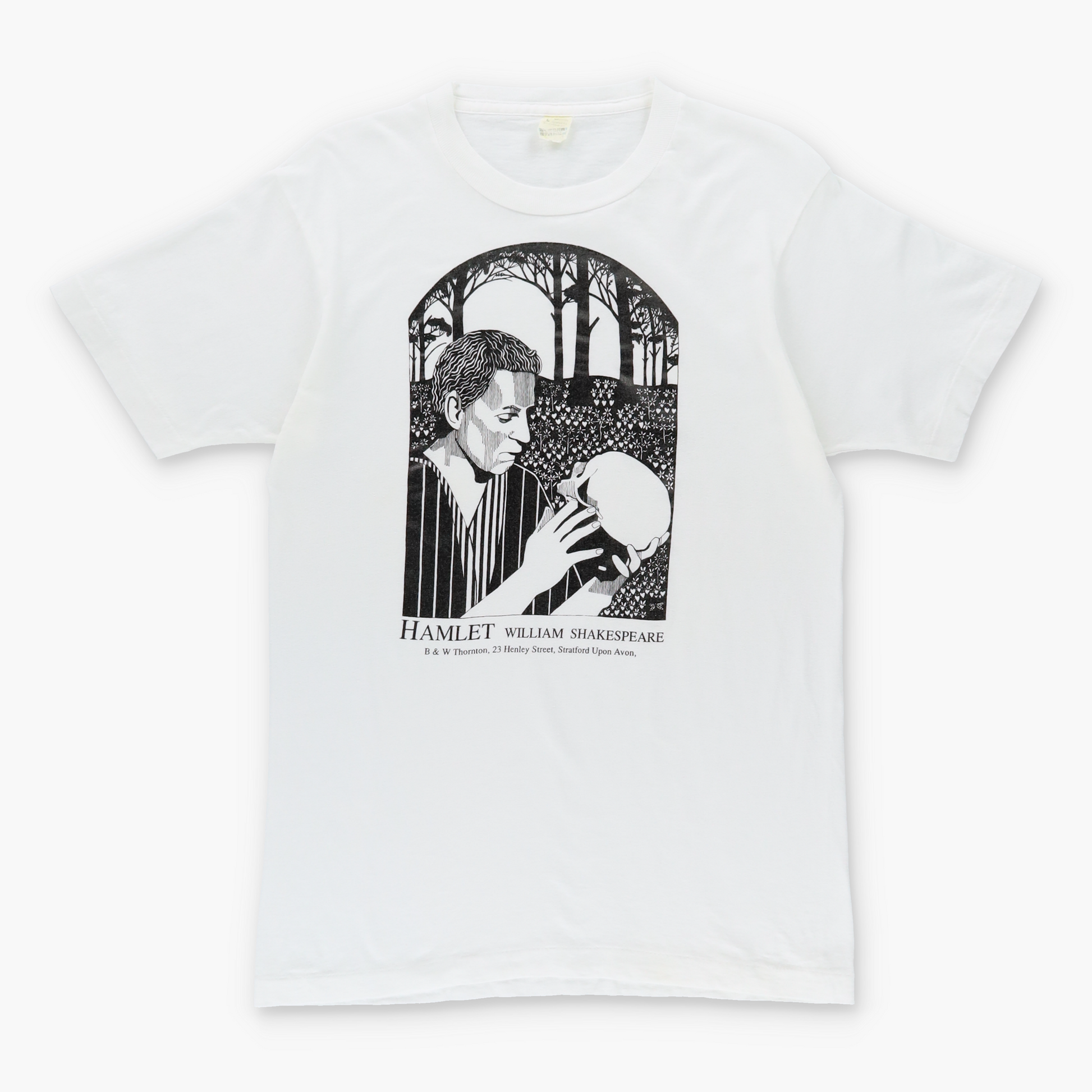 Vintage William Shakespeare 'Hamlet' Play Single Stitch USA Made T-Shirt (S) Vintage Sole Melbourne