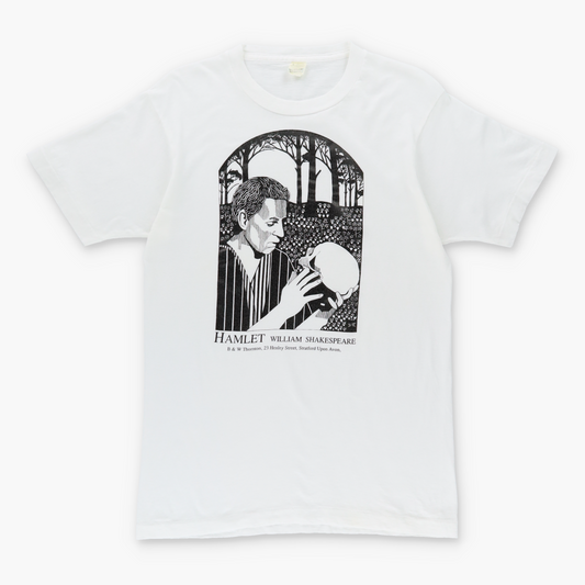 Vintage William Shakespeare 'Hamlet' Play Single Stitch USA Made T-Shirt (S) Vintage Sole Melbourne