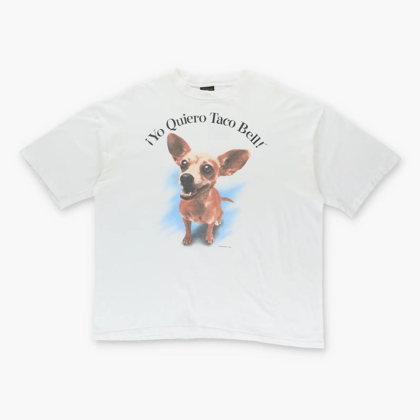 Vintage 1998 TACO BELL 'Yo Quiero Taco Bell' Chihuahua Single Stitch T-Shirt (XXXL)
