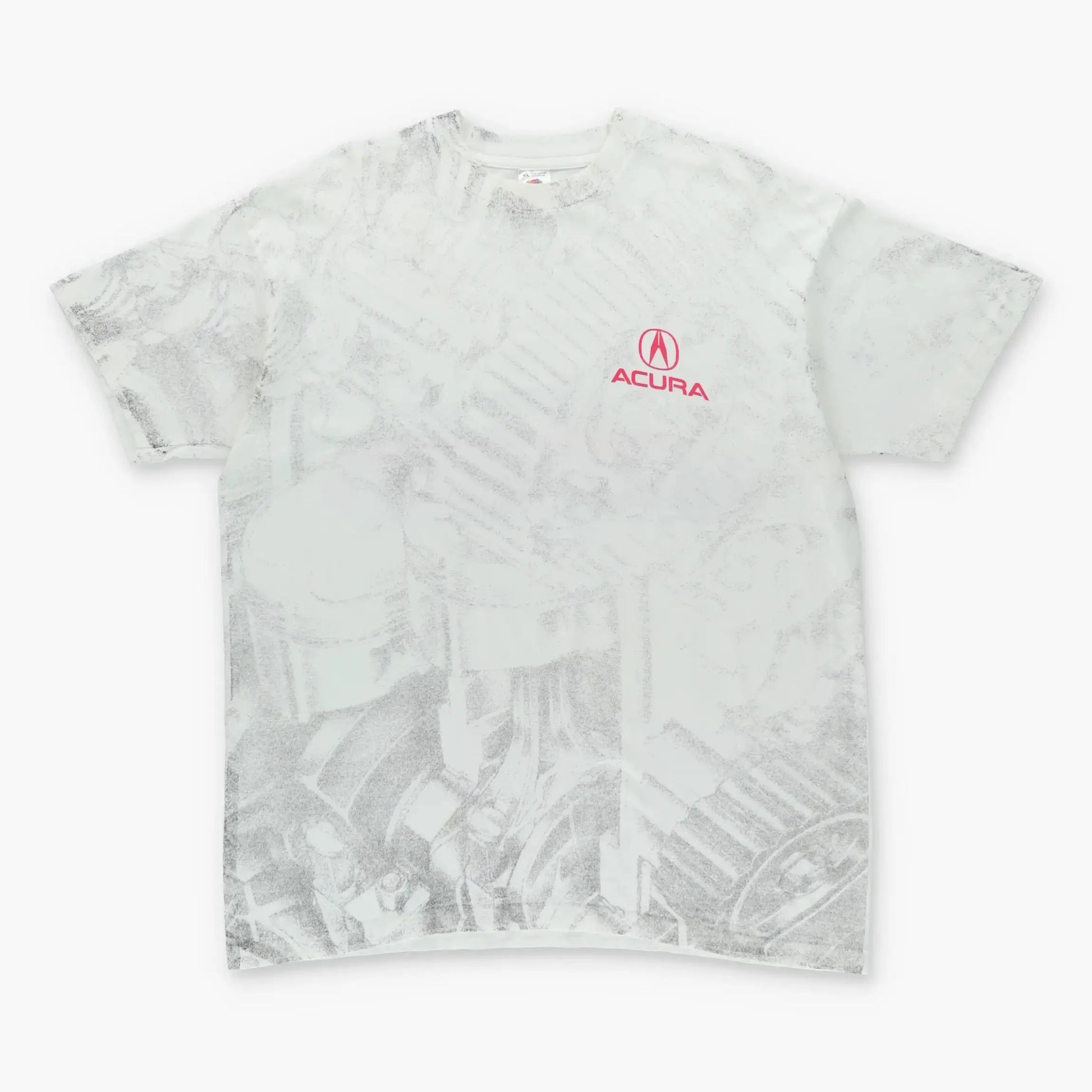 Vintage ACURA Car Tire All Over Print USA Single Stitch T-Shirt (XL) Vintage Sole Melbourne