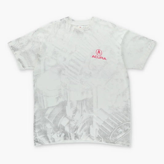 Vintage ACURA Car Tire All Over Print USA Single Stitch T-Shirt (XL) Vintage Sole Melbourne