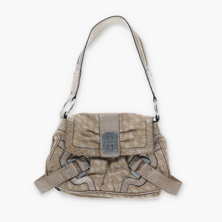 GUESS Monogram Y2K Hobo Shoulder Bag