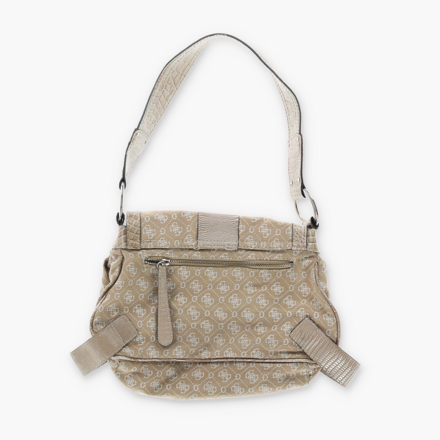 GUESS Monogram Y2K Hobo Shoulder Bag