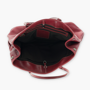 COACH 'Hamptons' 7757 Red Leather Tote Bag