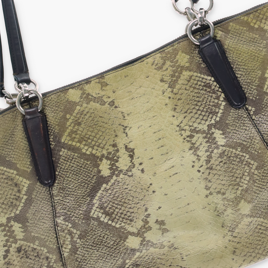 COACH 'Ava' 35888 Python Tote Bag