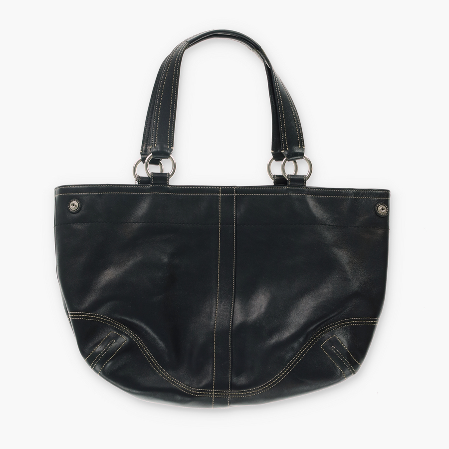 COACH 'Soho Satchel' F06468 Double Flap Pocket Shoulder Bag