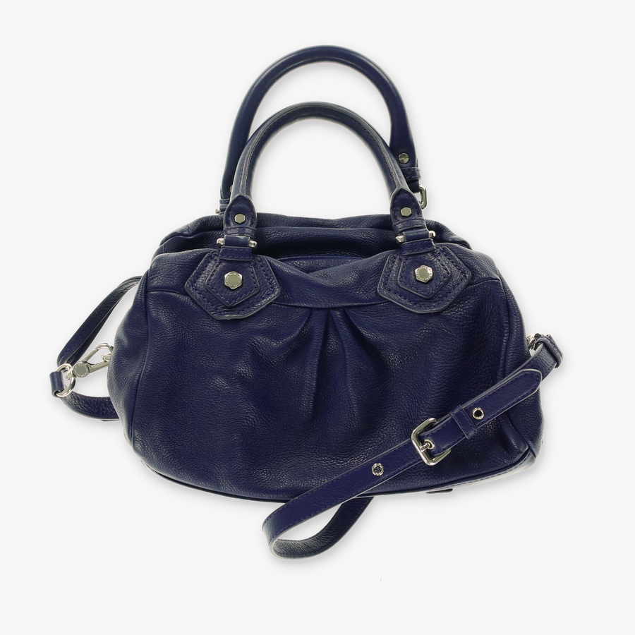MARC JACOBS 'Q Groovee 2 Way' Violet Leather Y2K Bag