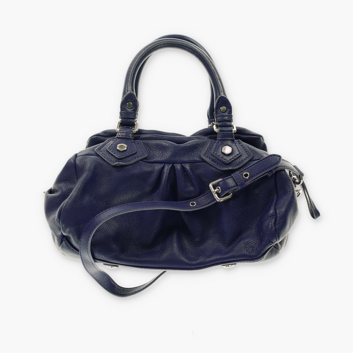 MARC JACOBS 'Q Groovee 2 Way' Violet Leather Y2K Bag