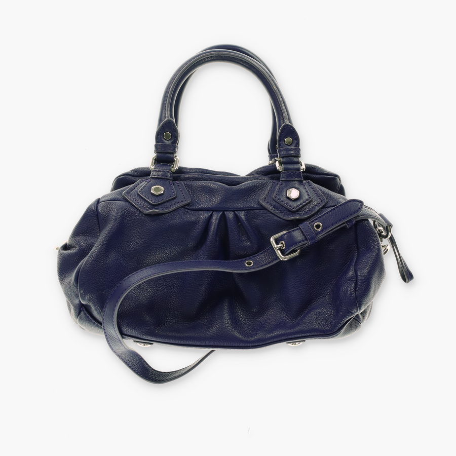 MARC JACOBS 'Q Groovee 2 Way' Violet Leather Y2K Bag