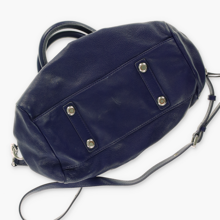 MARC JACOBS 'Q Groovee 2 Way' Violet Leather Y2K Bag