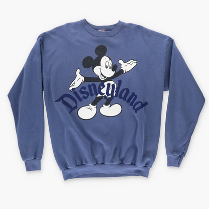 WALT DISNEY Mickey Mouse Cartoon Disneyland USA Made Sweatshirt (XL)