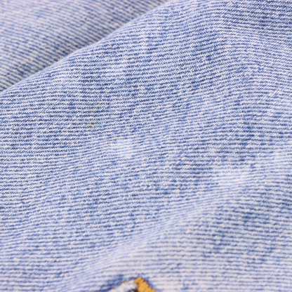 LEVI'S Blue Fade Denim Orange Tab Trucker Jacket (M)