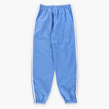 Vintage ADIDAS Blue & White Embroidered Logo 3-Stripe Ankle Zip Track Pants (XXS-XS) ***COCO Vintage Sole Melbourne