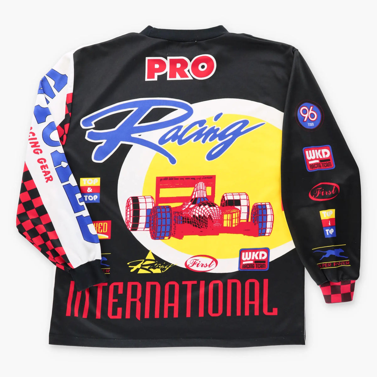 Vintage MOVIN SMOOTH WICKED Car Racing All Over Print Long Sleeve Jersey (XXL) ***COCO Vintage Sole Melbourne