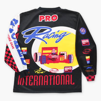 Vintage MOVIN SMOOTH WICKED Car Racing All Over Print Long Sleeve Jersey (XXL) ***COCO Vintage Sole Melbourne