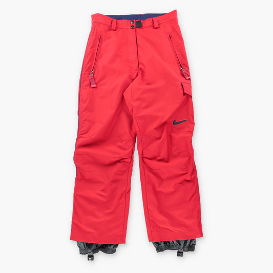 Vintage NIKE ACG 'Outer Layer 3' Red & Black Swoosh Logo Snow Pants (Women's M) ***COCO Vintage Sole Melbourne
