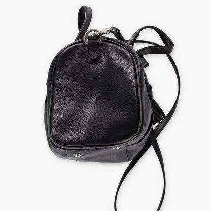 COACH 'Avery' Black Pebbled Leather Tassel Crossbody Satchel Handbag