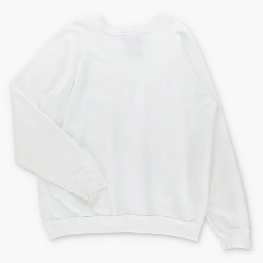 Vintage 90s "Home Is Where The Dad Fixes Stuff" Home Improvement USA Made White Sweatshirt (XL)