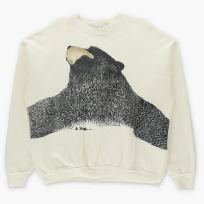 Vintage 90s LEE "A Hug..." Big Bear Hug USA Made Sweatshirt (XL)