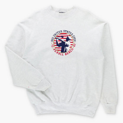 Vintage UNITED STATES OPEN 1992 Pebble Beach Golfing Tournament USA Made Sweatshirt (L)