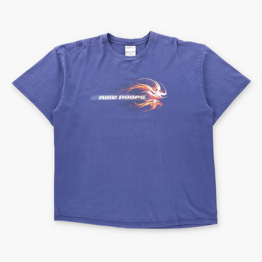 Vintage NIKE Navy Blue "Nike Hoops" Tee (XL)