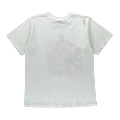 Vintage 1990 "Magic Johnson" Los Angeles Lakers NBA White Single Stitch Tee (M-L)