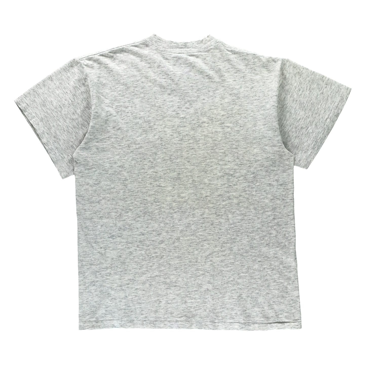 NIKE "Just Do It" Colourful Retro Slogan Graphic Single Stitch Light Grey T-Shirt USA Made (M-L)