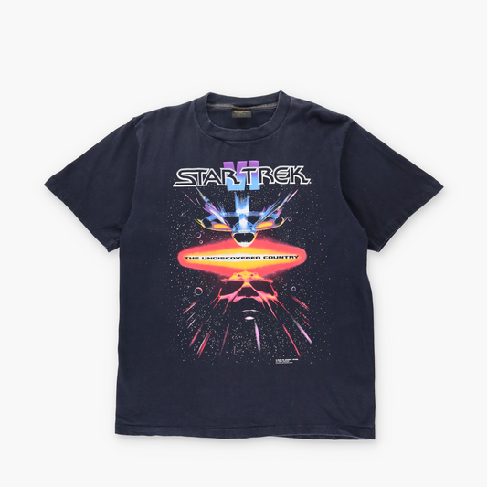 1991 STAR TREK Vintage 'The Undiscovered Country' 'USA Made' T-Shirt (M)